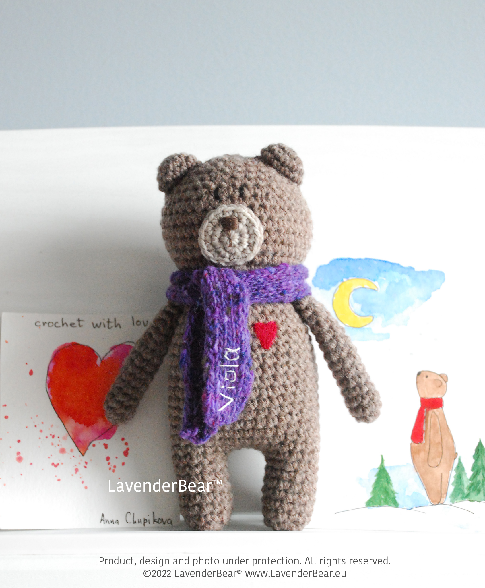 Le Chat Noir Boutique: Carters Bunches of Love Lavender Musical BEAR RATTLE  Baby Lovey Pull TOY, Loveys & More, LoveyCartersBoLLavenderBearPT